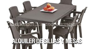 Alquiler de Sillas y Mesas